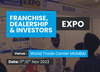 Burak at Franchise, Dealership & Investors Expo Nov 2023 Mumbai