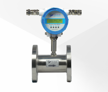 Turbine flow meter with flange connection
