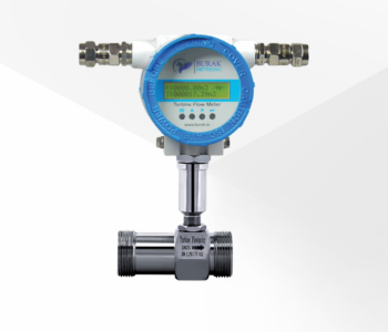 Turbine flow meter with screwed connection