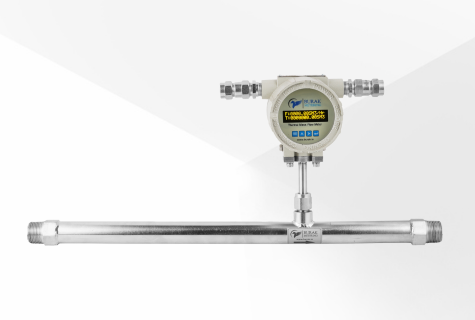Front of inline thermal mass flow meter BT-3000-V