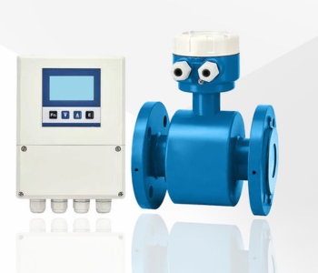 image of slurry electromagnetic flow meter with remote display