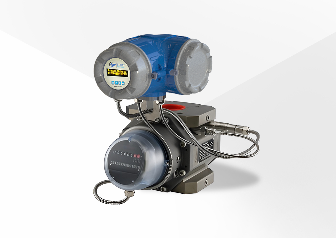 image of RPD gas meter with Electronic Volume Convertor