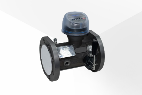 front image of turbine gas meter