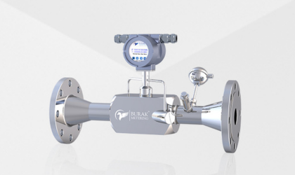 Ultrasonic gas flow meter