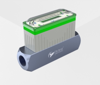front image of inline thermal Mass flow meter BY-200-V